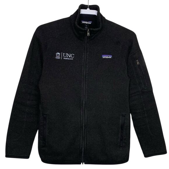 Patagonia Better Sweater Womens M Black UNC Radiology Tar Heels North Carolina - Picture 1 of 9